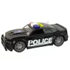 LEAN TOYS policijos automobilis 1:14 nuotolinio valdymo transporto priemonė su šviesomis ir garsais, juoda