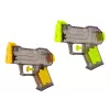 LEAN TOYS mažas vandens pistoletas permatomas geltonas oranžinis