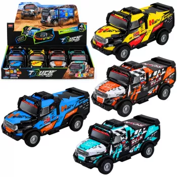 LEAN TOYS Visureigis su inercine pavara, apšviestu kėbulu ir garsais
