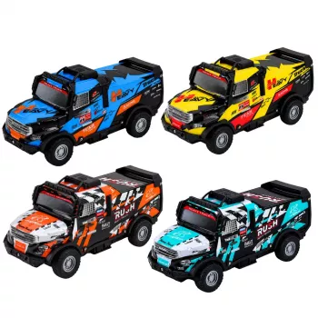 LEAN TOYS Visureigis su inercine pavara, apšviestu kėbulu ir garsais