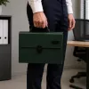 LEAN aplankų organizatorius dokumentams, 13 skyrių, žalias, A4, laikiklis