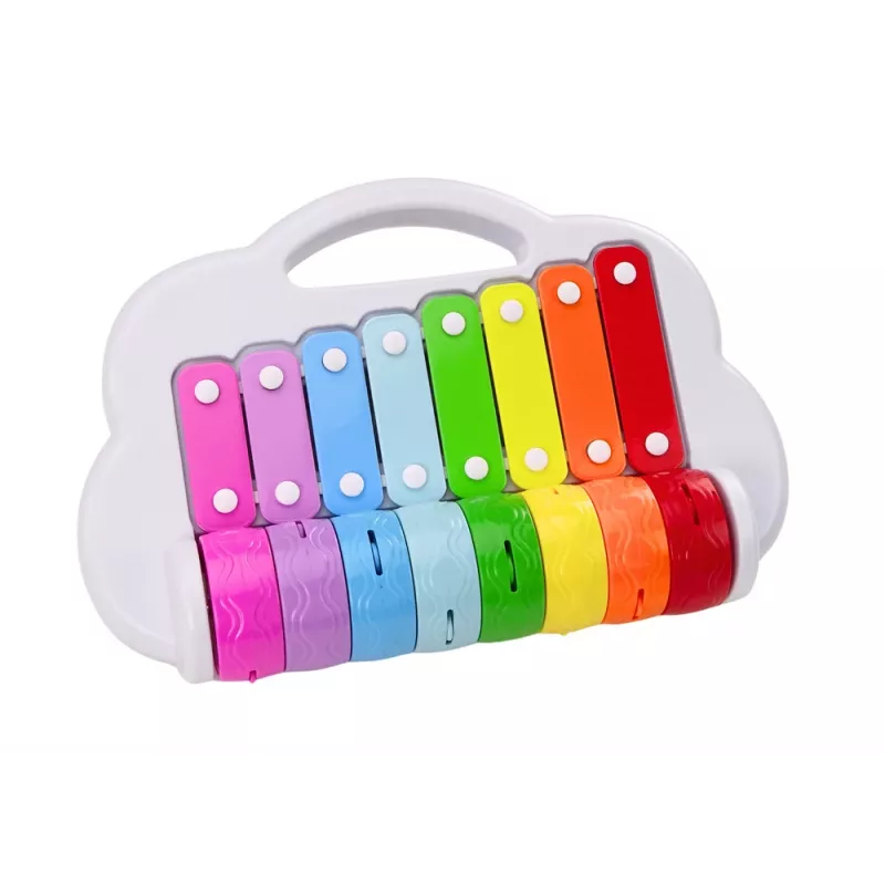 LEAN TOYS Rainbow Cymbals, vaikų muzikos instrumentas, lavinantis, interaktyvus, spalvingas