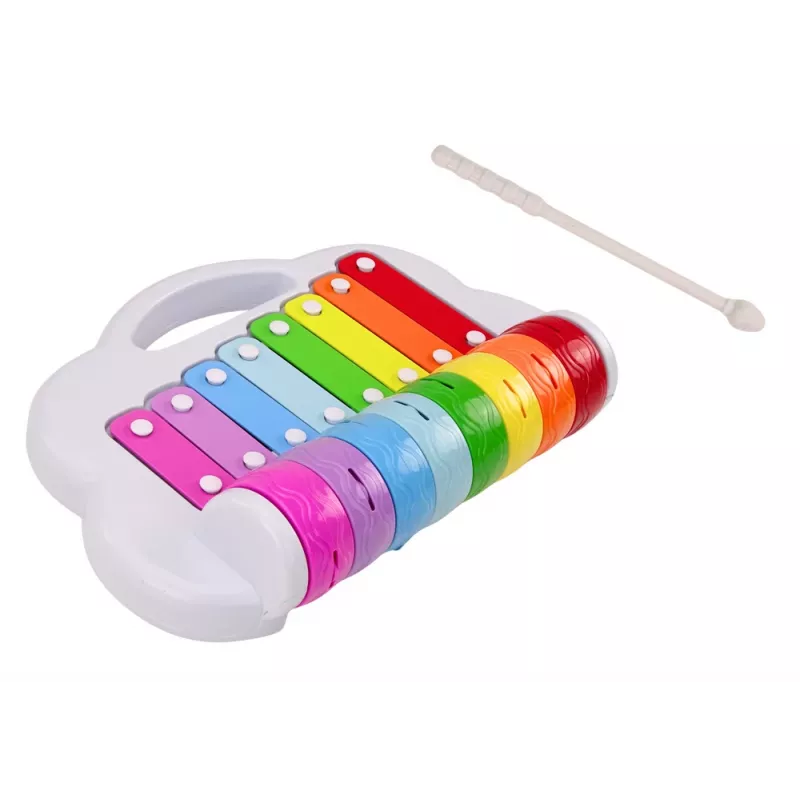 LEAN TOYS Rainbow Cymbals, vaikų muzikos instrumentas, lavinantis, interaktyvus, spalvingas