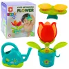 LEAN TOYS interaktyvus vonios žaislas laistymo gėlė laistytuvas, 1,5 L, įvairių spalvų