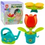 LEAN TOYS interaktyvus vonios žaislas laistymo gėlė laistytuvas, 1,5 L, įvairių spalvų