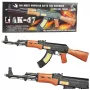 LEAN TOYS AK-47 žaislinis šautuvas vaikams su šviesomis ir garsais 68,5 cm