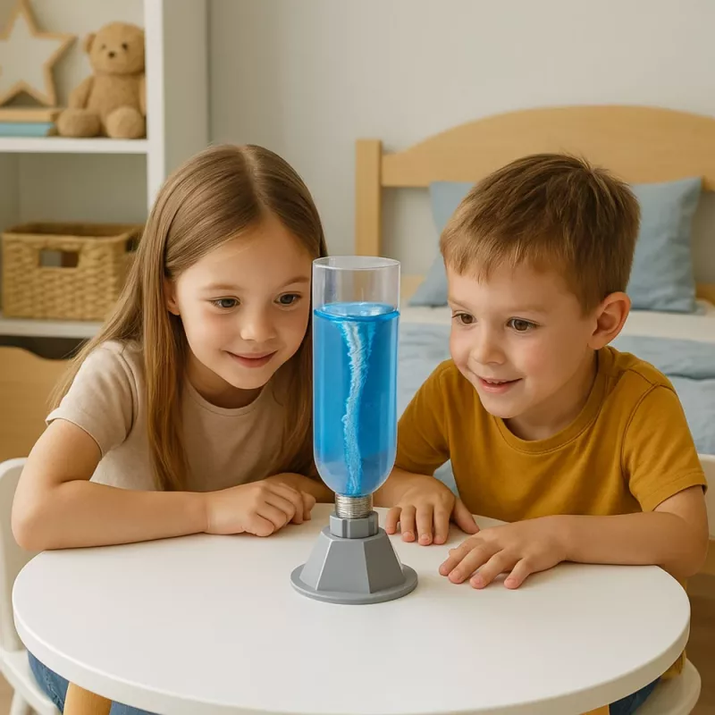 LEAN TOYS DIY Tornado Simuliatoriaus edukacinis eksperimentų rinkinys