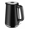AMICA virdulys 1,7L KF304 - 2200W nerūdijančio plieno belaidis elektrinis virdulys, sidabrinis/juodas
