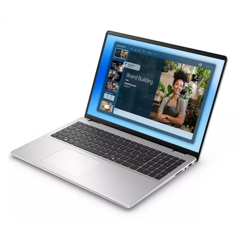 Dell 16 Core 7 150U 16GB 1TB SSD 16 colio WUXGA IPS MX570A Win11 Pro platininės spalvos nešiojamasis kompiuteris