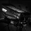 WILDMAN Bike Holder Case S E1 1L juoda – kompaktiškas dviračio rėmo krepšys su Velcro dirželiais