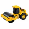 LEAN TOYS kelio volas statybinė transporto priemonė 1:32 mastelis besisukantis volas su šviesomis ir garsais geltona