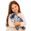 LEAN TOYS Realistinis ruonio pliušinis žaislas, pilkas, 50 cm