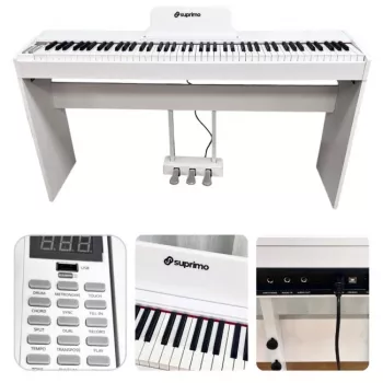SUPRIMO SDP88 WH skaitmeninis pianinas baltas