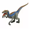 LEAN TOYS Dinozaurų medžiotojo rinkinys veiksmo figūrėlės su judamomis galūnėmis, tinkliniais ginklų aksesuarais