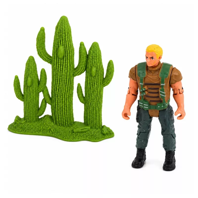 LEAN TOYS Dinozaurų medžiotojo rinkinys veiksmo figūrėlės su judamomis galūnėmis, tinkliniais ginklų aksesuarais