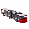LEAN TOYS nuotolinio valdymo miesto autobusas raudonas ir baltas, mastelis 1:20