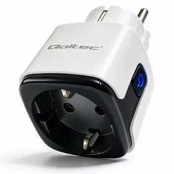 QOLTEC išmanusis WiFi lizdas 16A su energijos stebėjimu ir laikmačiu