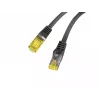 LANBERG Cat.6A S/FTP LSZH Patch laidas 20m juodas – 10GbE, Fluke išbandytas, 26AWG grynas varis