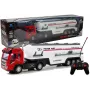LEAN TOYS R/C automobilis cisterna su šviesomis ir garsu, 1:32 mastelis, 2.4GHz nuotolinio valdymo sunkvežimis