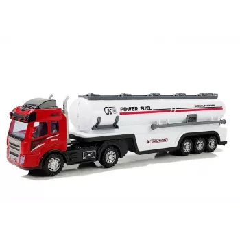 LEAN TOYS R/C automobilis cisterna su šviesomis ir garsu, 1:32 mastelis, 2.4GHz nuotolinio valdymo sunkvežimis