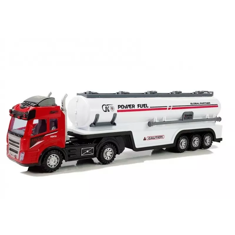 LEAN TOYS R/C automobilis cisterna su šviesomis ir garsu, 1:32 mastelis, 2.4GHz nuotolinio valdymo sunkvežimis