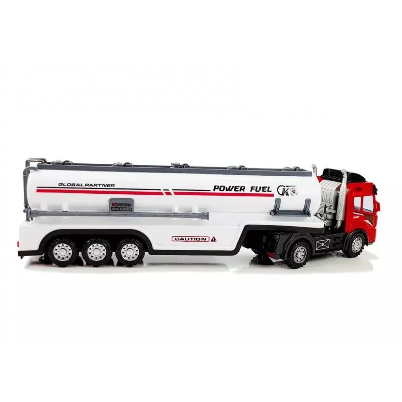 LEAN TOYS R/C automobilis cisterna su šviesomis ir garsu, 1:32 mastelis, 2.4GHz nuotolinio valdymo sunkvežimis