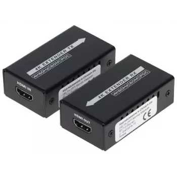 HDMI prailgintuvas per Ethernet 4K 60m mini siųstuvo ir imtuvo rinkinys