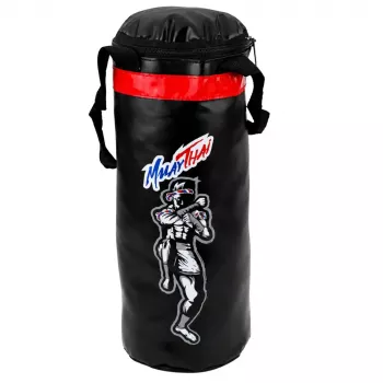 LEAN TOYS vaikų Muay Thai bokso maišo rinkinys su pirštinėmis 40x14cm S