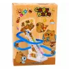 LEAN TOYS Capybara vėžės su judančiais laiptais, šviesomis ir garsais - muzikinis lipimo žaislas vaikams nuo 3 metų