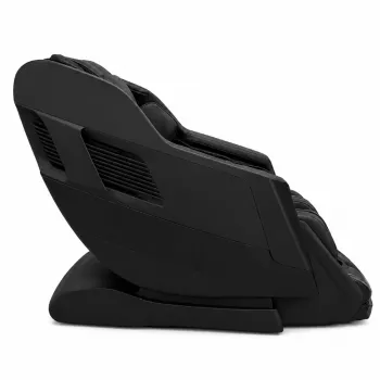 EXTRALINK 3D Zero Gravity masažinis krėslas su SL-track, viso kūno oro pagalvėlių masažu, juosmens šildymu, Bluetooth garsiakalbiais, juodas