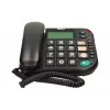 MAXCOM KXT 480 BB laidinis telefonas su LCD ekranu, juodas
