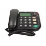 MAXCOM KXT 480 BB laidinis telefonas su LCD ekranu, juodas