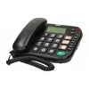 MAXCOM KXT 480 BB laidinis telefonas su LCD ekranu, juodas
