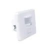 MACLEAN MCE18 PIR judesio jutiklis su garso aptikimu, montuojamas ant sienos, 160°, 1200W, baltas
