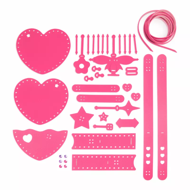 Cool Maker Heart Handbag siuvimo ir rankdarbių rinkinys