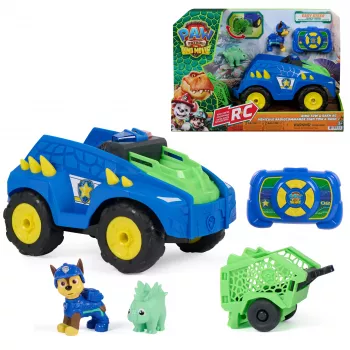Paw Patrol: Dino filme - Chase RC Dino gelbėjimo transporto priemonė, Spin Master