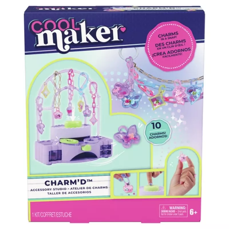 Spin Master Cool Maker Charm'd Charm Studio DIY papuošalų gamybos rinkinys