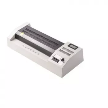 DELI biuro laminatorius E3895-EU A3 | 250 mm/min karšto volelio laminavimas, iki 125 mikronų, apsauga nuo užstrigimo, šaltas laminavimas, juoda/sidabrinė