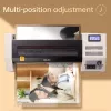 DELI biuro laminatorius E3895-EU A3 | 250 mm/min karšto volelio laminavimas, iki 125 mikronų, apsauga nuo užstrigimo, šaltas laminavimas, juoda/sidabrinė