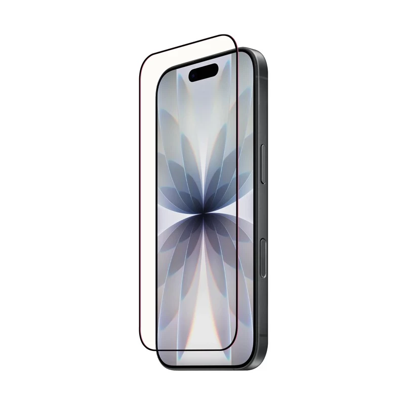CRONG OptiRed grūdinto stiklo ekrano apsauga, skirta Apple iPhone 17 - 9H kietumas, 0,33 mm, itin skaidri, oleofobinė, be burbuliukų, 1 vnt.