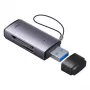 Baseus USB 3.0 2-in-1 SD & microSD kortelių skaitytuvas – pilka