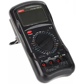 UNI-T UT-52 Skaitmeninis įžeminimo varžos matuoklis, 2000Ω, 200V AC, 3½ skaitmenų LCD, 2/3 laidų, apšvietimas, duomenų laikymas, automatinis išsijungimas