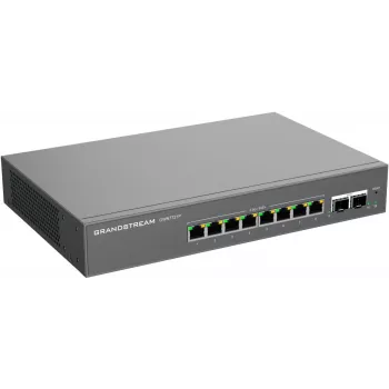 Grandstream GWN7721P Layer 2 Lite valdomas 2.5 Gigabit PoE+ komutatorius, 5 prievadų (4x 2.5G PoE+, 1x 2.5G), 60W biudžetas, be ventiliatoriaus, debesies / interneto valdymas