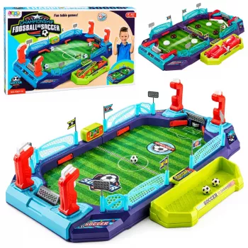 LEAN TOYS 2 viename stalviršio futbolo ir ledo ritulio arkadinis žaidimas 2 žaidėjams