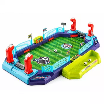 LEAN TOYS 2 viename stalviršio futbolo ir ledo ritulio arkadinis žaidimas 2 žaidėjams