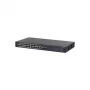 Dahua CS4228-24GT-375 24 prievadų Gigabit PoE++ valdomas komutatorius su 4 SFP uplinkais, 375W biudžetu, 2 lygio, skirtas montuoti į stelažą