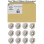 G&G 19803 Balti lipnūs A4 lipdukai 105x148mm 4/lapas 100 lapų (400 lipdukų)
