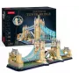 Cubic Fun 3D dėlionė Tower Bridge su LED apšvietimu | 113 dalių | Architektūros modelio rinkinys
