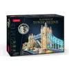 Cubic Fun 3D dėlionė Tower Bridge su LED apšvietimu | 113 dalių | Architektūros modelio rinkinys