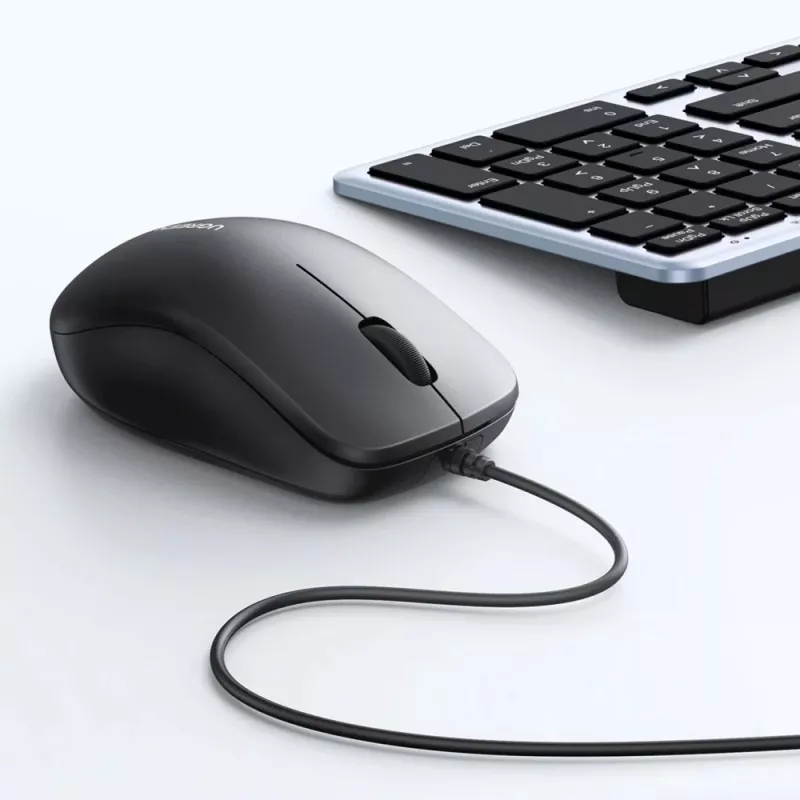 UGREEN Wired Optical Mouse 1200 DPI - juoda